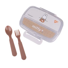 Контейнер для їжі YES Miffy 750 мл, з приладдям, 708372