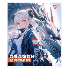 Зошит А5/12 арк кліт YES "Dragon mistress" Гібридний виб лак,767491
