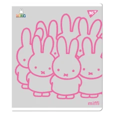 Зошит А5/12 арк кліт YES "Miffy" Софт тач, УФ виб, 767494