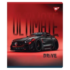 Зошит А5/12 арк кліт YES "Ultimate drive" Гібридний виб лак, 767498