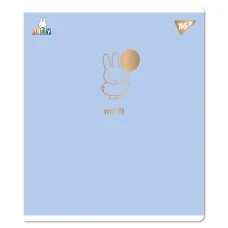 Зошит А5/12 арк коса YES "Gold Miffy" Софт тач, фольга золото, 767499