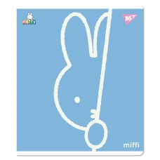 Зошит А5/12 арк коса YES "Miffy" Софт тач, УФ виб, 767501