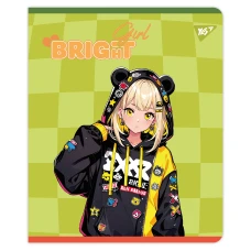 Зошит А5/18 арк лінія YES "Bright teenagers" Гібридний виб лак, 767526