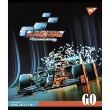 Зошит А5/48 арк лінія YES "Racing championship" мат. ВДЛ+УФ-виб.+мікроембосінг, 766881