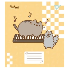 Зошит для нот А5, 12арк., Pusheen in music 766260 YES