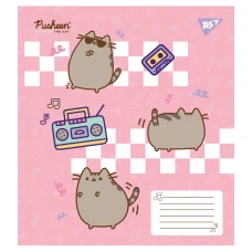 Зошит для нот А5, 12арк., Pusheen in music 766260 YES