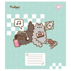 Зошит для нот А5, 12арк., Pusheen in music 766260 YES