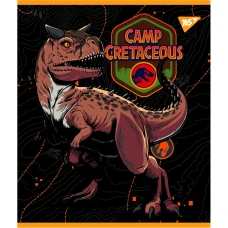 Зошит А5/12 арк лінія YES "Jurassic world" мат. ВДЛ+УФ-виб.+мікроембосінг, 766805
