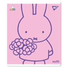 Зошит А5/12 арк лінія YES "Miffy" Софт тач, УФ виб, 767509