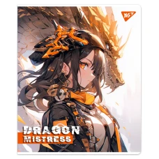 Зошит А5/18 арк кліт YES "Dragon mistress" Гібридний виб лак, 767516