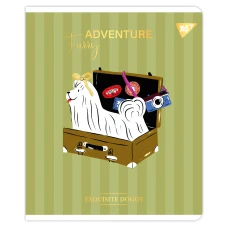 Зошит А5/18 арк лінія YES "Exquisite doggy" Фольга золото, УФ виб, 767528