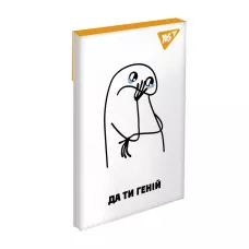 Блокнот А7 48арк., кліт., клей, 