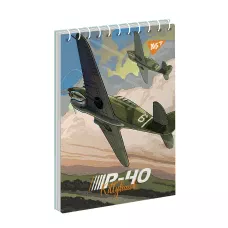 Зошит для записів А6, 80арк. кліт., од.спіраль, 