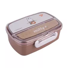 Контейнер для їжі YES Miffy 750 мл, з приладдям, 708372