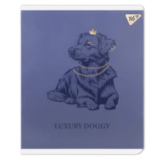 Зошит А5/24 арк кліт YES "Luxure doggy" Фольга золото, УФ виб, 767539