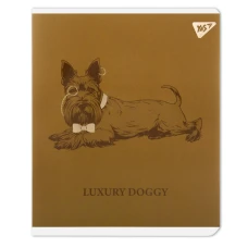 Зошит А5/24 арк кліт YES "Luxure doggy" Фольга золото, УФ виб, 767539