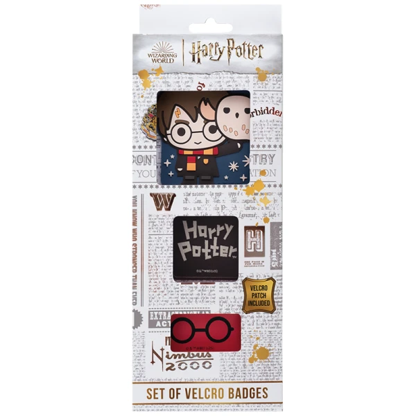 Набір бейджів на липучці, 3 шт., HP25-3012 Harry Potter