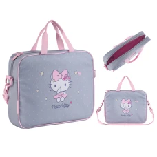 Шкільна текстильна сумка Kite A4, 1 від., HK25-589-1 Hello Kitty