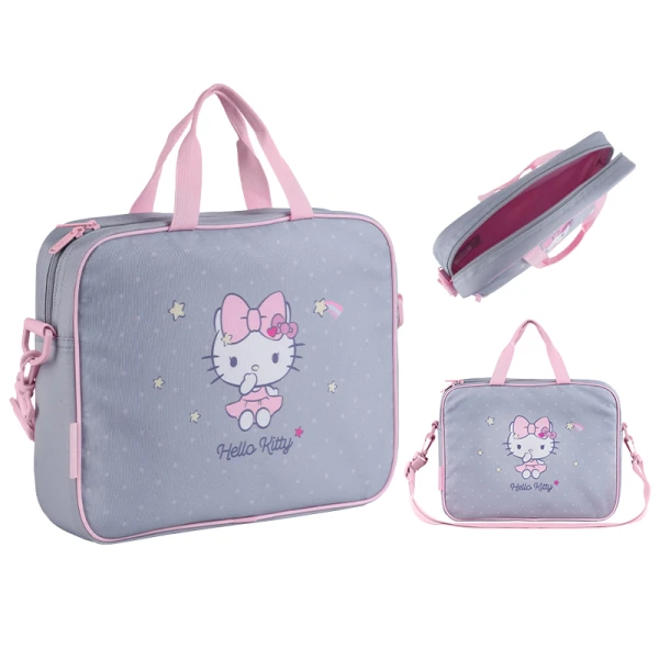 Шкільна текстильна сумка Kite A4, 1 від., HK25-589-1 Hello Kitty