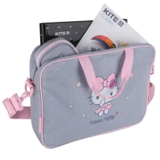 Шкільна текстильна сумка Kite A4, 1 від., HK25-589-1 Hello Kitty