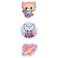 Набір бейджів на липучці, 3 шт., AR25-3012 Aggretsuko