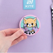 Набір бейдж на липучці та підвіска, 2 шт., AR25-3010-1 Aggretsuko
