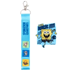 Набір бейдж на липучці та підвіска, 2 шт., SB25-3010 SpongeBob SquarePants