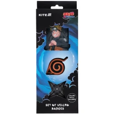 Набір бейджів на липучці, 3 шт., NR25-3012 Naruto Shippuden