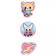 Набір бейджів на липучці, 3 шт., AR25-3012 Aggretsuko