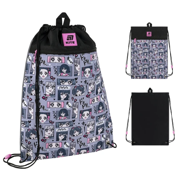 Сумка для взуття Kite K25-601M-9 Anime Girl