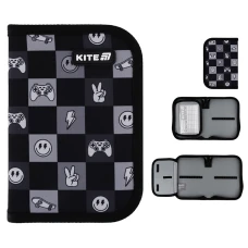 Пенал Kite 1 від., 1 відв., без наповнення K25-621-4 Game On
