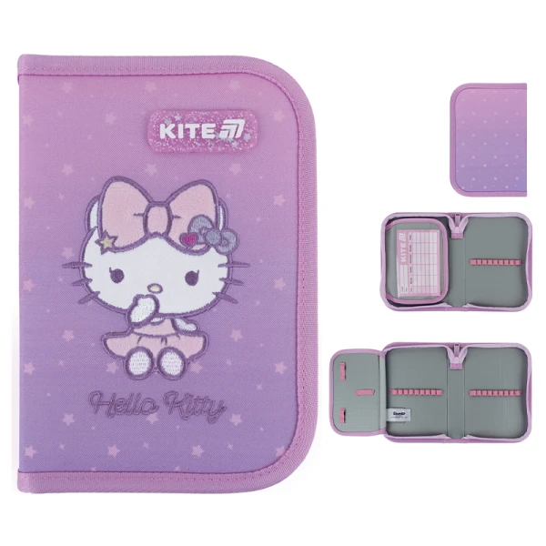 Пенал Kite 1 від., 1 відв., без наповнення HK25-621 Hello Kitty