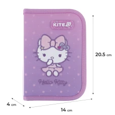 Пенал Kite 1 від., 1 відв., без наповнення HK25-621 Hello Kitty