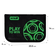 Пенал Kite 1 від., 1 відв., без наповнення K25-621-2 Play&Win