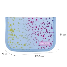 Пенал Kite 1 від., 1 відв., без наповнення K25-621-3 Shiny