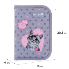 Пенал Kite 1 від., 1 відв., без наповнення SP25-621 Studio Pets