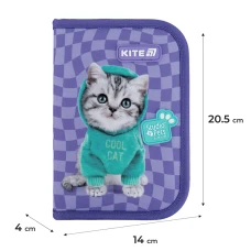 Пенал Kite 1 від., 2 відв., без наповнення SP25-622-2 Studio Pets
