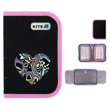 Пенал Kite 1 від., 2 відв., без наповнення K25-622-3 Love is