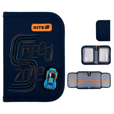 Пенал Kite 1 від., 2 відв., без наповнення K25-622-4 Speed Zone