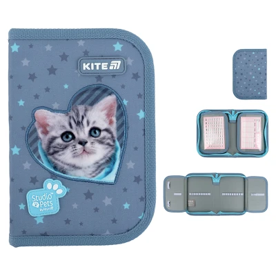 Пенал Kite 1 від., 2 відв., без наповнення SP25-622-3 Studio Pets