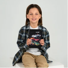 Пенал Kite 1 від., 2 відв., з наповненням HW25-622H-1 Hot Wheels