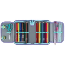 Пенал Kite 1 від., 2 відв., з наповненням K25-622H-5 Awesome