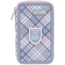 Пенал Kite 2 від., без наповнення K25-623-1 College Line Girl