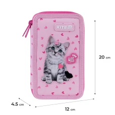 Пенал Kite 2 від., без наповнення SP25-623 Studio Pets