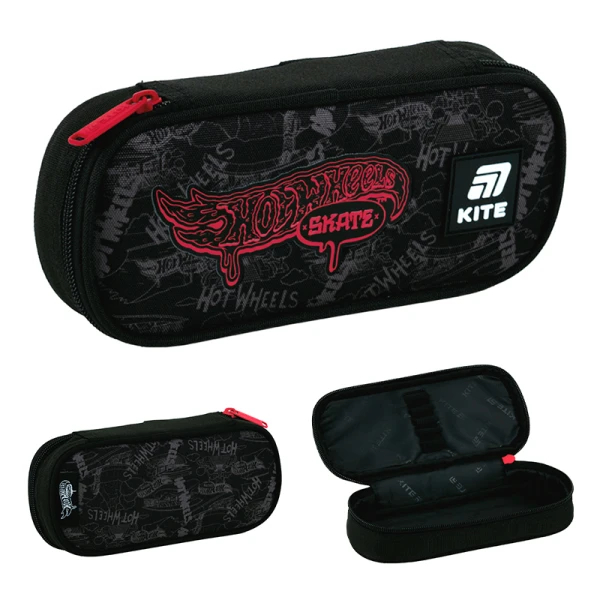 Пенал мякий Kite HW25-662-1 Hot Wheels Skate