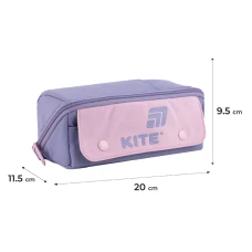 Пенал м'який Kite K25-2702-2 фіолетово-рожевий
