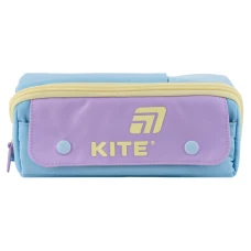 Пенал мякий Kite K25-2702-4 блакитно-фіолетовий