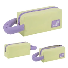 Пенал м'який Kite K25-2703-1 жовто-фіолетовий
