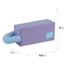 Пенал м'який Kite K25-2703-3 фіолетово-блакитний