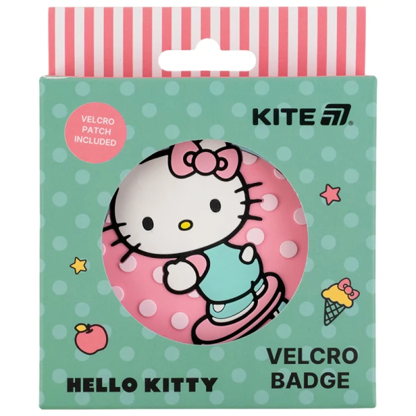 Бейдж на липучці HK25-3011-1 Hello Kitty